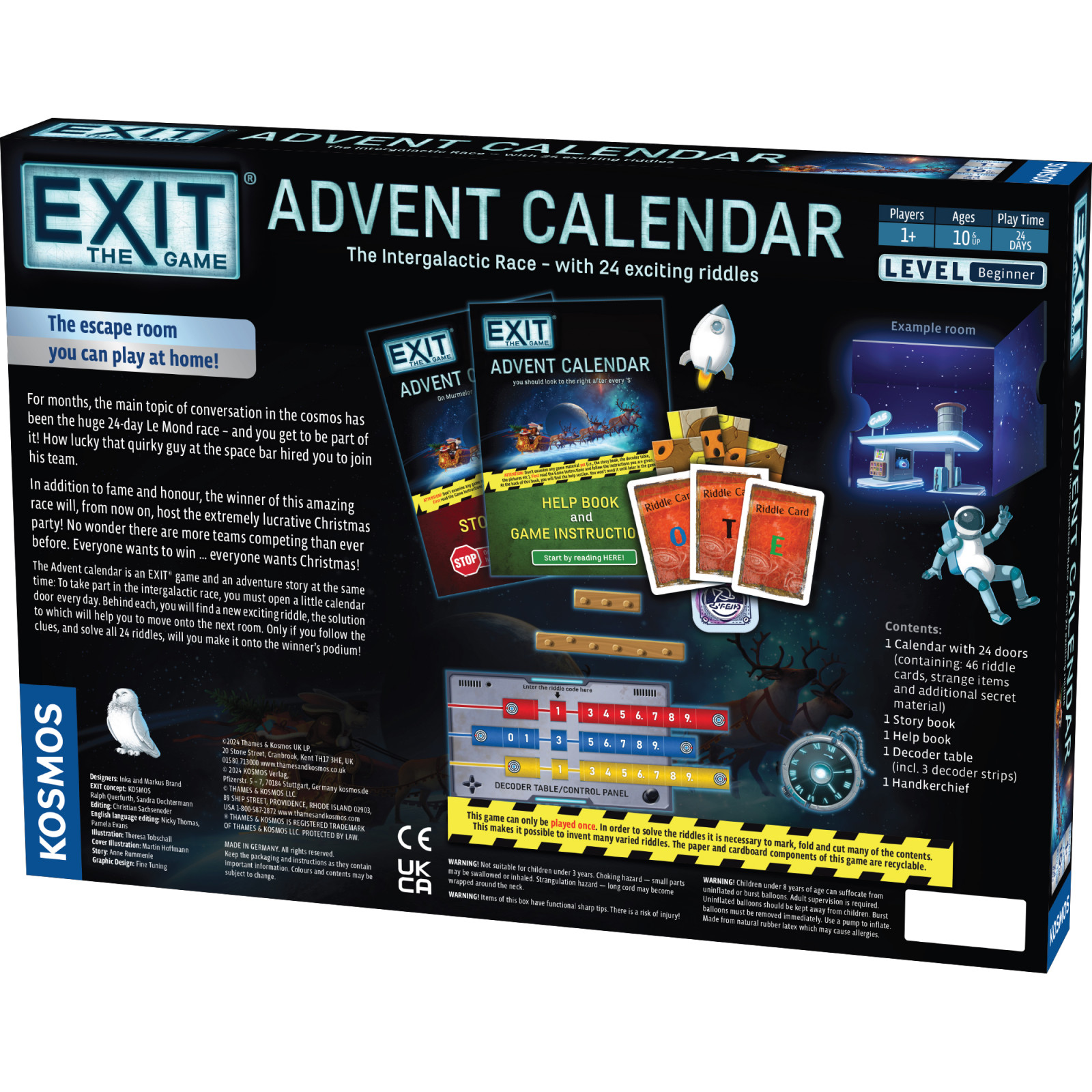 Exit the Game : Advent Calendar - The Intergalactic Race